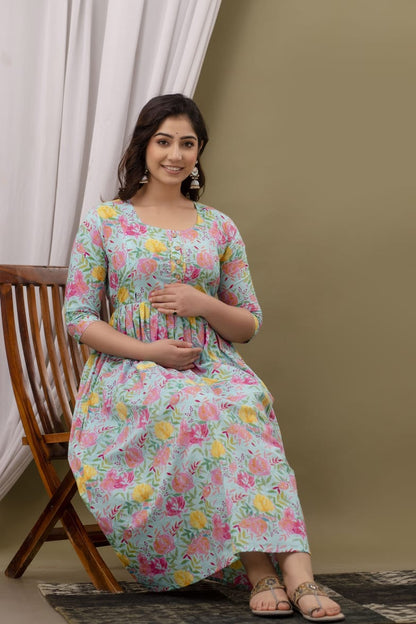 Wovear maternity feeding gown